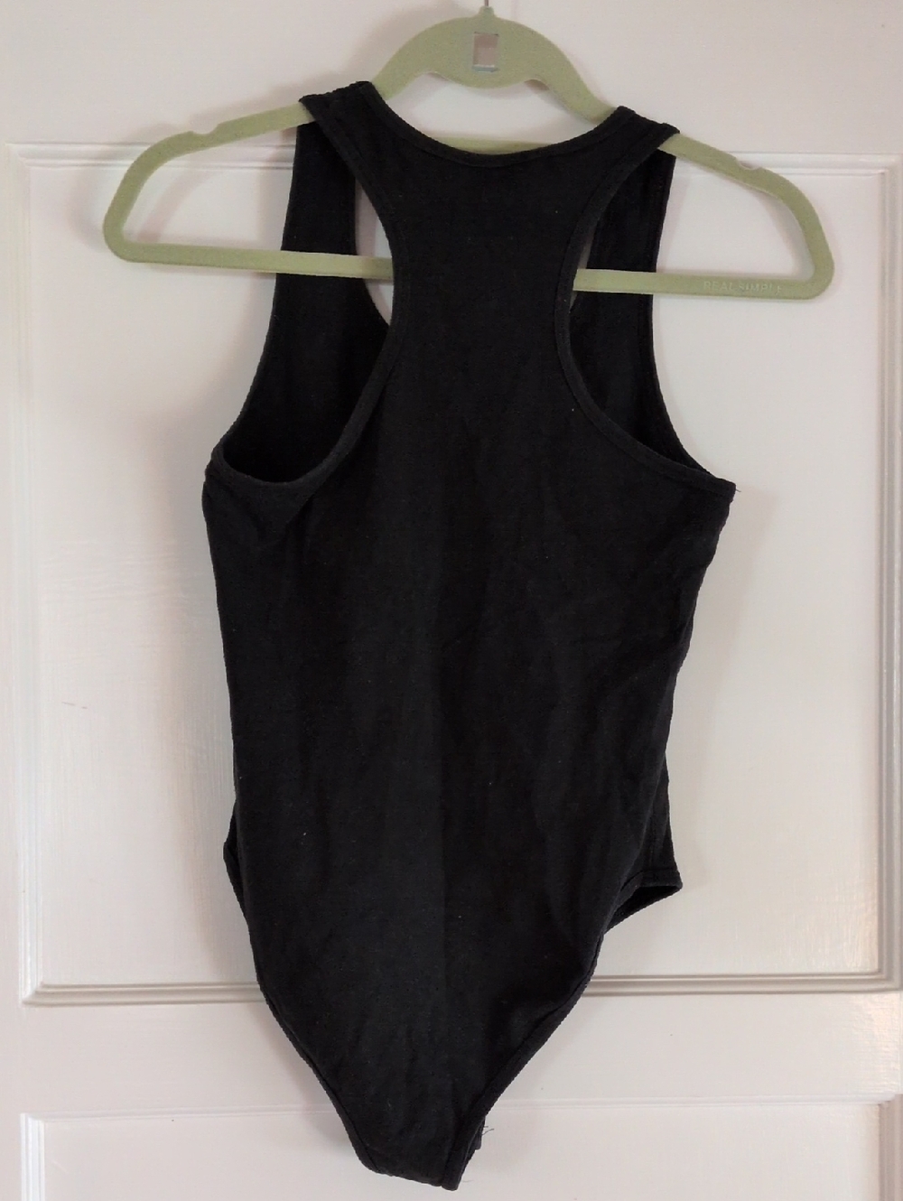 ✨ 4/$15 Zenana T-back Black Bodysuit - Picture 3 of 3